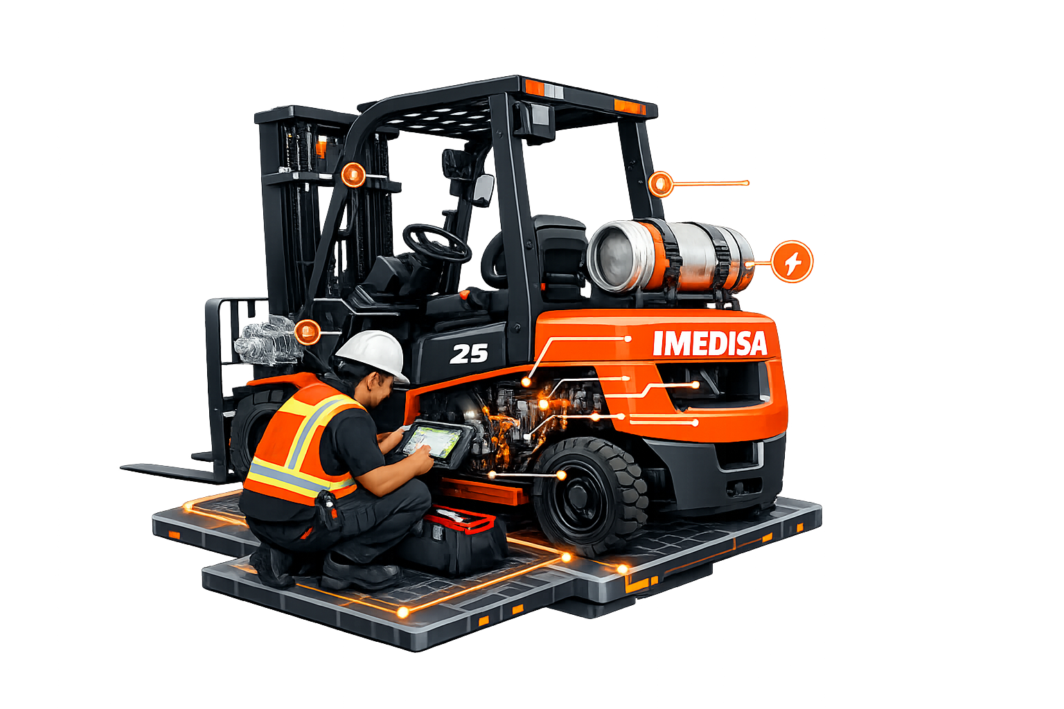 Mantenimiento técnico montacargas